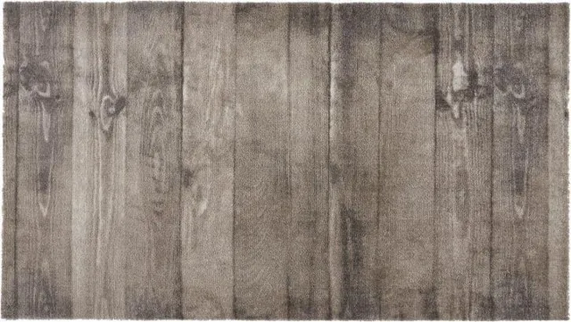 MD-Entree MD Entree - Design mat - Universal - Oak Wood - Vloerkleed - Antislip - Machine wasbaar - 67 x 120 cm Bruin