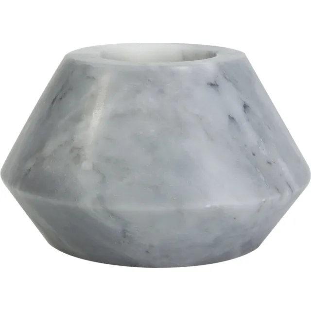 TAK Design Theelicht Maysa 2 - Marmer - 12 x 7 cm - Grijs