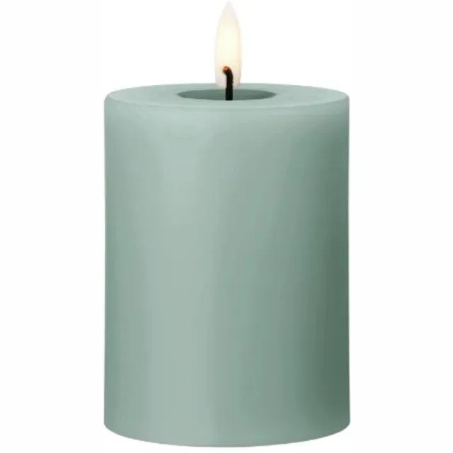 Ester & Erik Led Pillar kaars H15cm jade stone groen