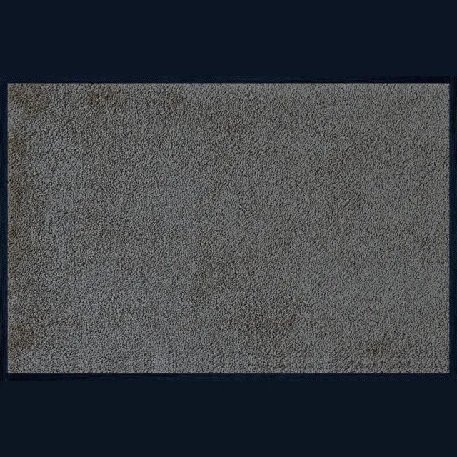 Ibenzoa Duurzame en Absorberende Entree Mat van Katoen en Polypropyleen - 40x60 cm - Zwart en Grijs