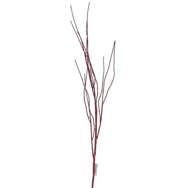 Gasper Kornoelje Robijnrood Kaal 93 cm - Kunstplanten