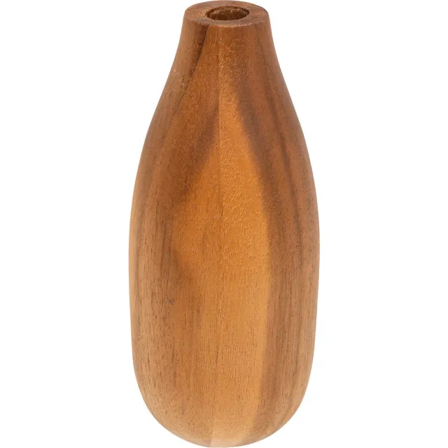 Atmosphera Siera Acacia vaas voor 1 bloem Ø10xH18cm - Bruin