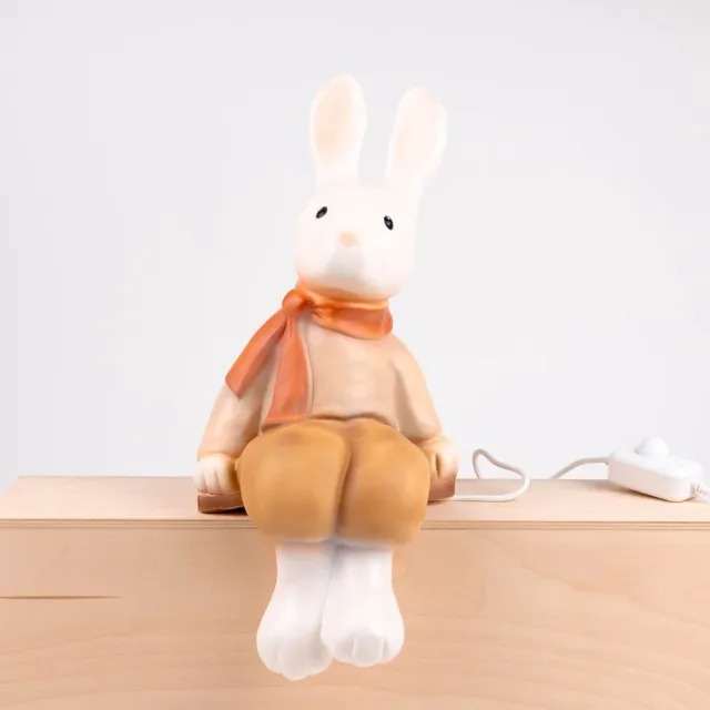 Egmont Toys lamp - konijn Lenny - 38 cm hoog Meerkleurig