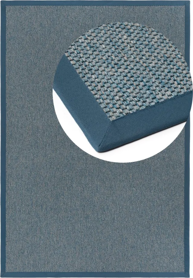 DEKOWE Vloerkleed Naturana Panama S2 blauw