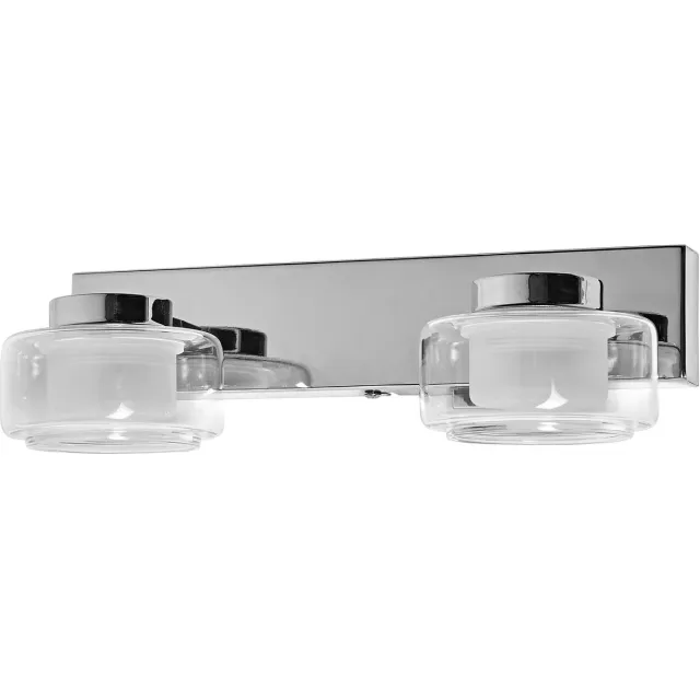 Osram ORBIS Flame wand- en plafondlamp met LED, chroom, 11W, 700lm, 3000/4000K, kleurtemperatuur instelbaar via wandschakelaar (koud wit/warm wit), IP44 bescherming tegen vreemde voorwerpen en spatwater