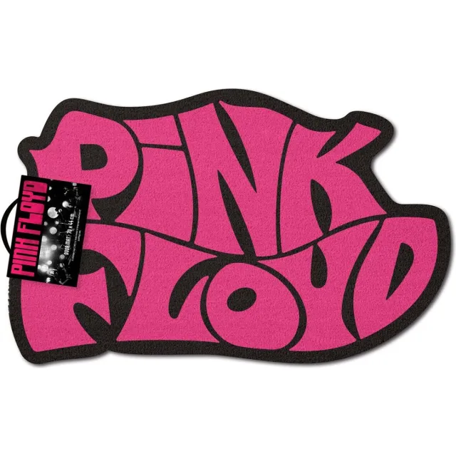 Pink Floyd Grupo Erik Kokosmat Deurmat Pink Floyd - Dirt Trapper Mat Ca. 40x70 cm - Grappige Deurmat - Binnendeurmat Pink Floyd Merch roze