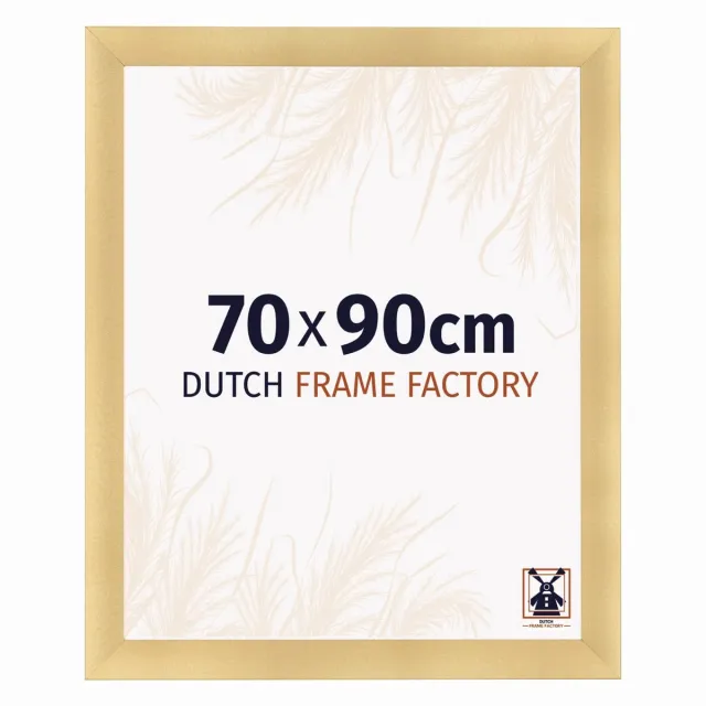 Dutch Frame Factory Fotolijst 70x90 cm - MDF - Goud Mat - Praag
