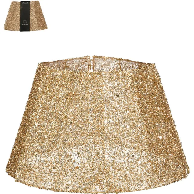 Mica Decorations Kerstboomrok opvouwbaar - goud