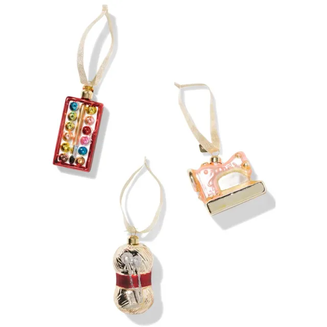 HEMA Kersthangerset creatief - 3 stuks