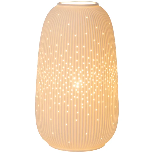 Lucide FLORES - Tafellamp - Ø 14,1 cm - 1xE14 - Wit
