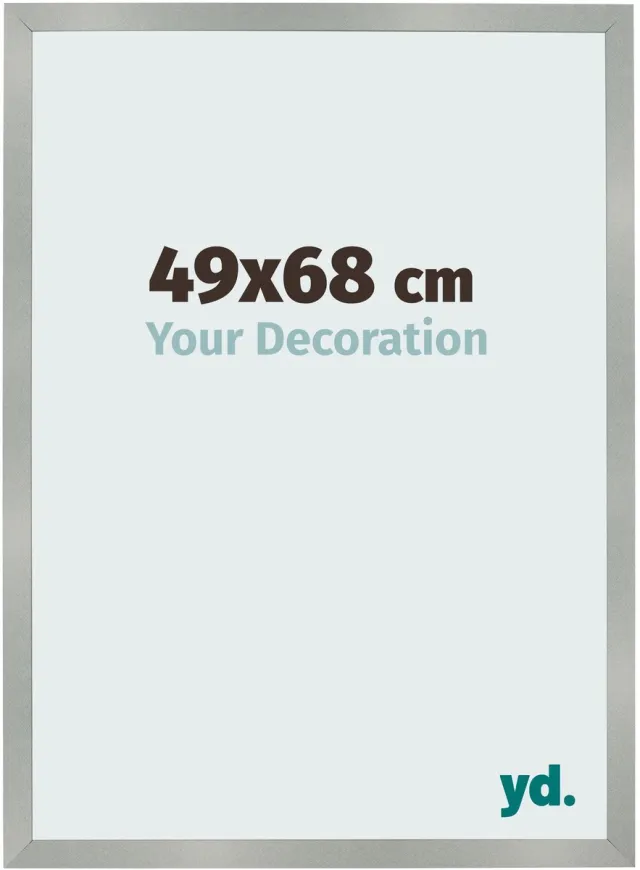 yd. Your Decoration - Fotolijst 49x68 cm - MDF - Aluminium Geborsteld - Bologna