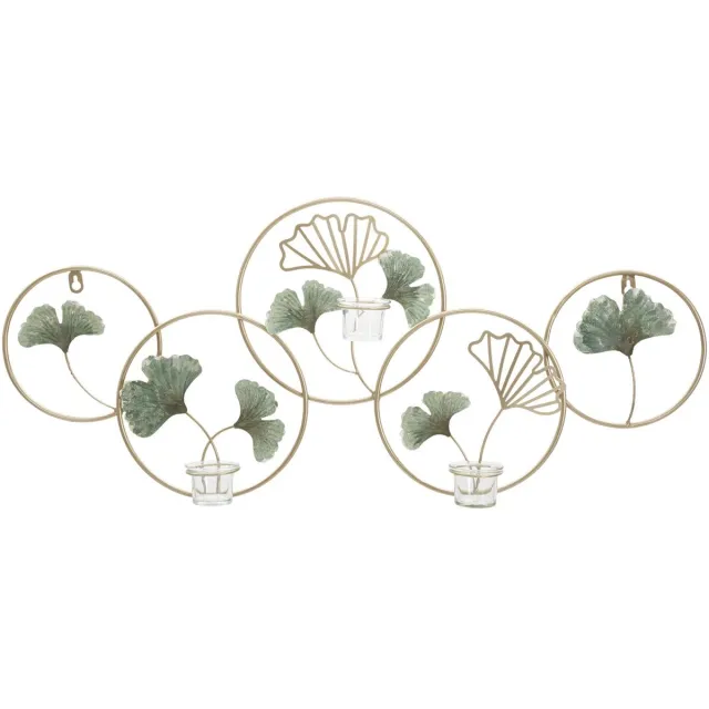 Mauro Ferretti Kandelaar Greenery 80×7,5×35,5 cm Multicolor