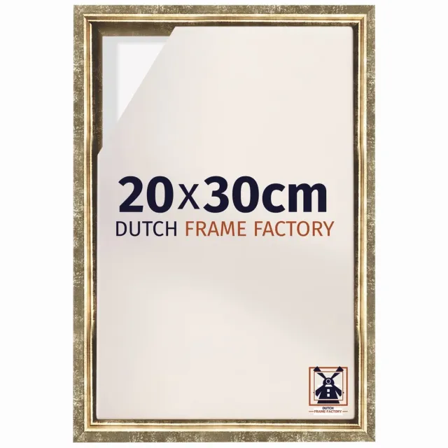 Dutch Frame Factory Baklijst 20x30 cm - Goud Antiek - Geschikt voor Canvasdoek - MDF Baklijst Lausanne