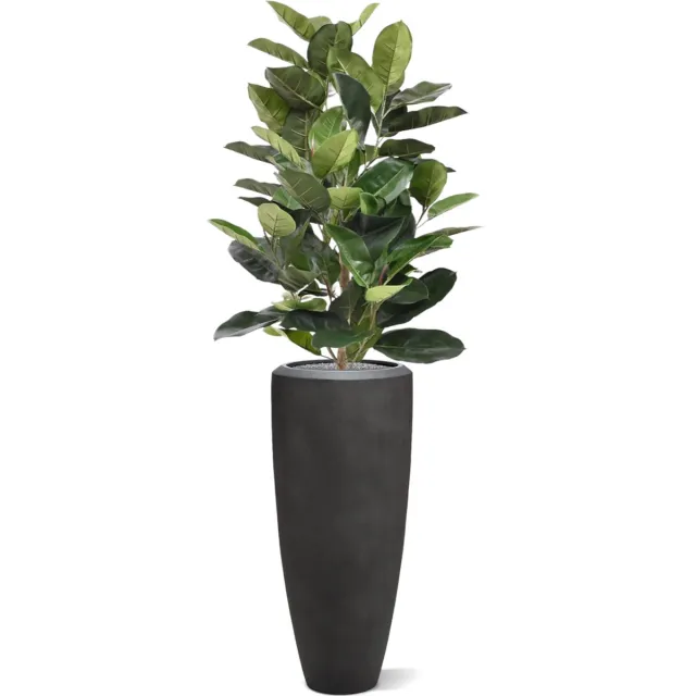 maxifleur Kunstplanten Elastica Robusta kunstplant 120cm - groen
