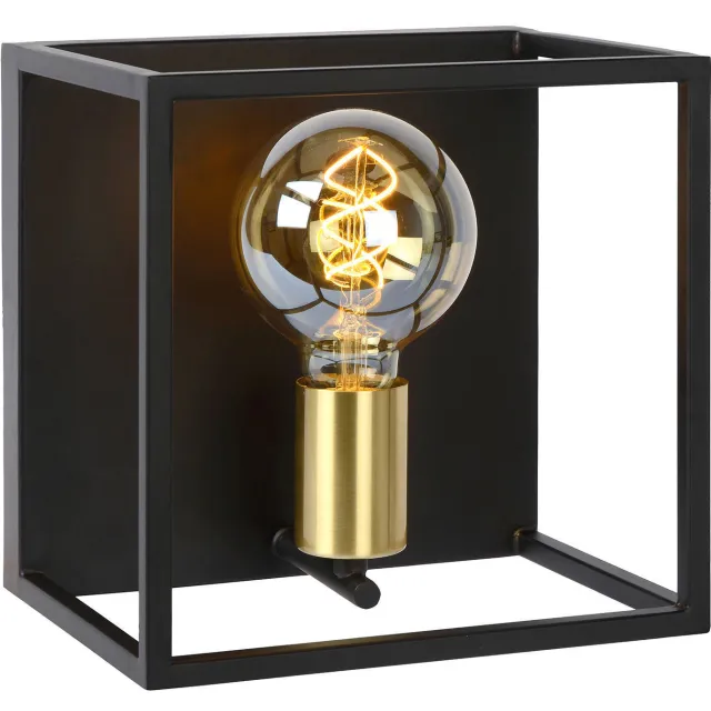 Lucide RUBEN - Wandlamp - 1xE27 - Zwart