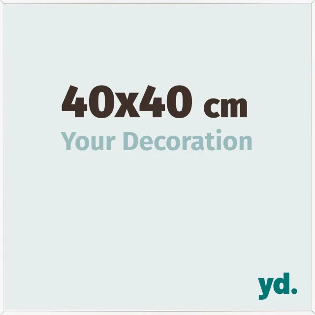 yd. Your Decoration - Fotolijst 40x40 cm - MDF - Wit Mat - Bologna