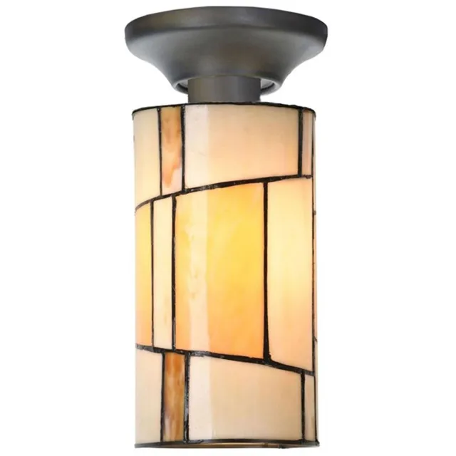 Coloured by Art Tiffany Plafonnière Roundabout small - Art Deco Trade Oker