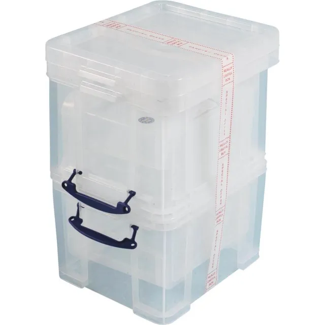 really Useful Box 35 liter, transparant, pak van 3 dozen