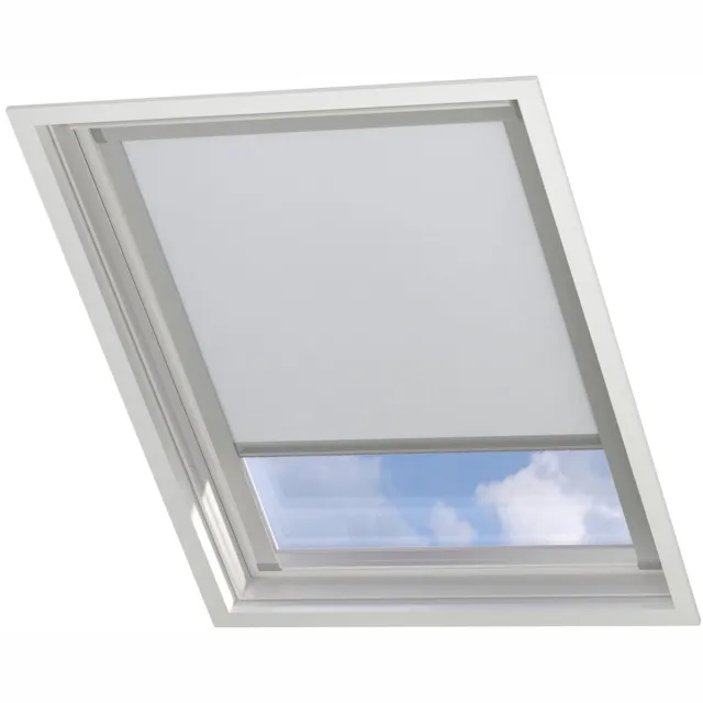 DTCH Dakraam Rolgordijn Verduisterend - Trend - Wit - voor VELUX: PK08