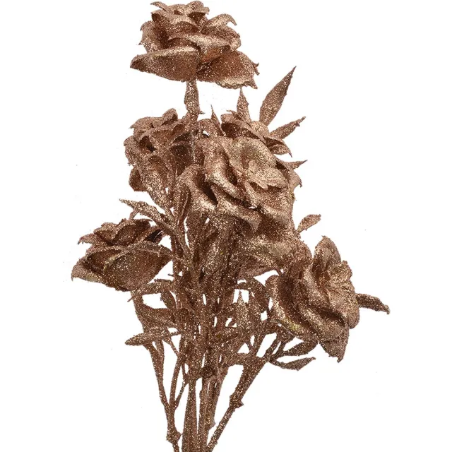 Clayre & Eef Kunstbloem 33 cm Koperkleurig Kunststof