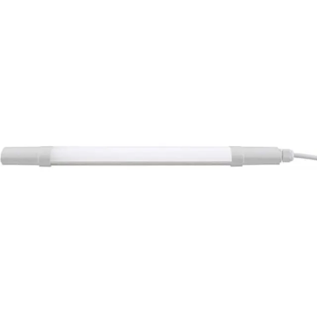 Qualu LED TL Armatuur - LED Balk - Irma - 18W - Waterdicht IP65 - Helder/Koud Wit 6400K - Kunststof - 60cm