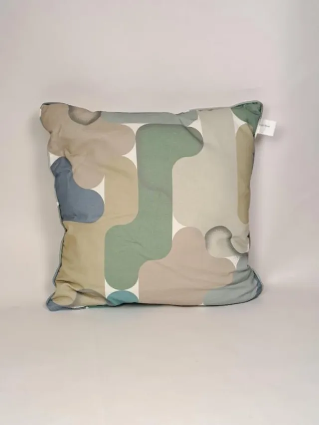 Madison Home Madison sierkussen 50x50cm Grafi Blue Blauw