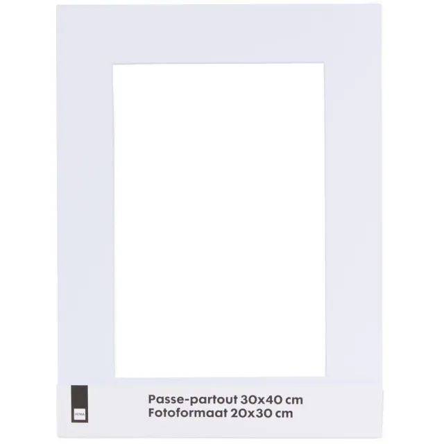 HEMA Passepartout 30x40cm wit (wit)