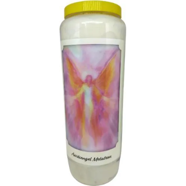 noveenkaars Aartsengel Metatron - Noveenkaars - 9 dagen brander (5 stuks) Wit