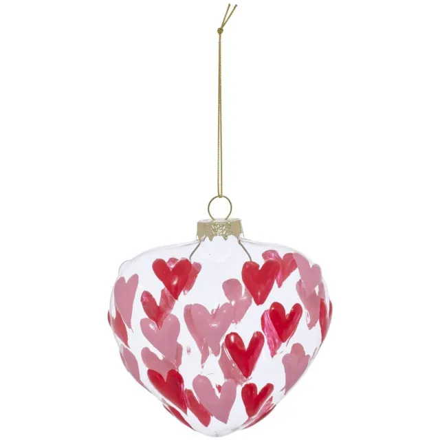 Atmosphera Créateur d'intérieur® SDN GLAZEN HART RG ROZE 10CM Rose antique