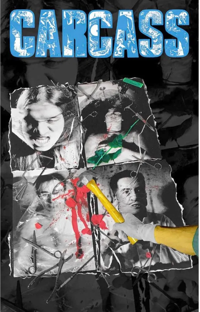 Rock Off Carcass - Necroticism Textiel Poster - Multicolours