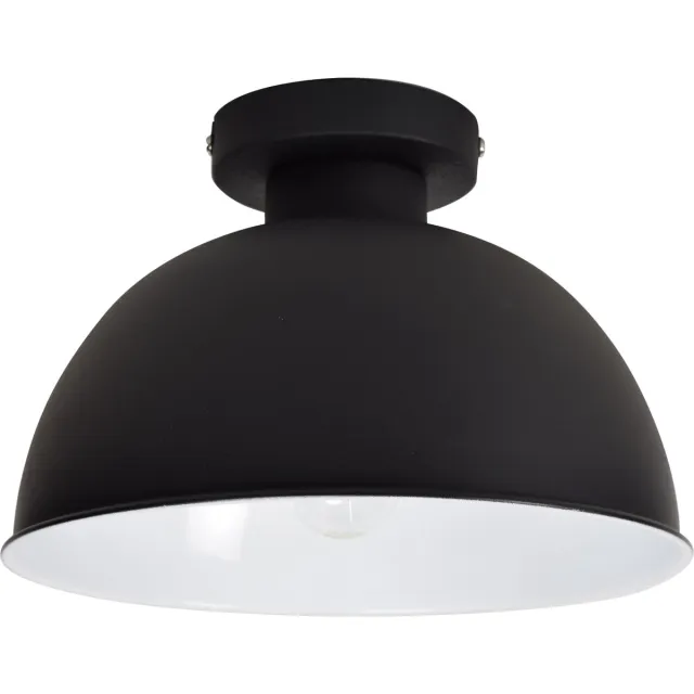 Urban Interiors Industrial Plafondlamp Zwart - Metaal - Ø30