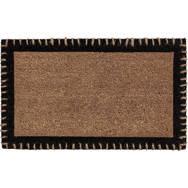 MD-Entree MD Entree - Deurmat - Kokosmat - Coco Stitch Rectangular - 45 x 75 cm Bruin