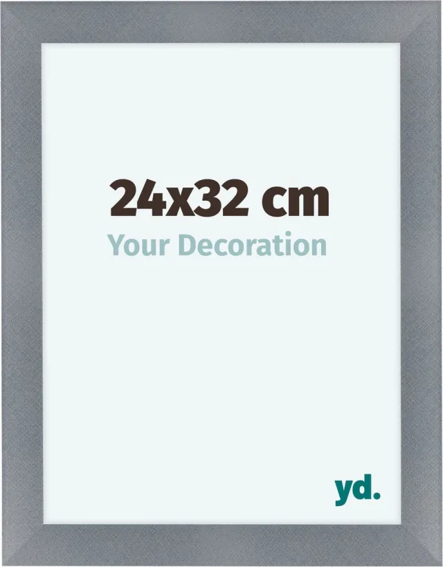 yd. Your Decoration - Fotolijst 24x32 cm - MDF - Aluminium Geborsteld - Como
