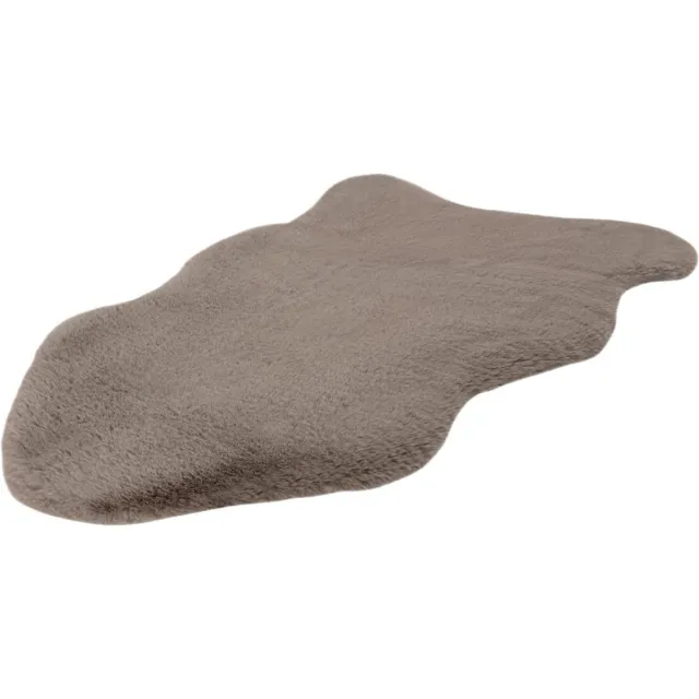 Lalee Heaven Shape - vloerkleed - Superzacht - Hoogpolig - schapenvacht - Imitatievacht - Fluffy Vacht - 60x90 cm taupe