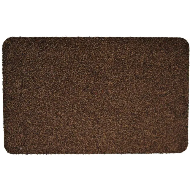 Veer Carpets Wasbare Deurmat Aqua Stop 50 × 80 cm - Brown Bruin
