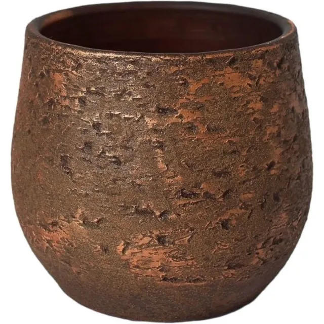 HS Potterie Kyoto pot Koper24x22 bruin