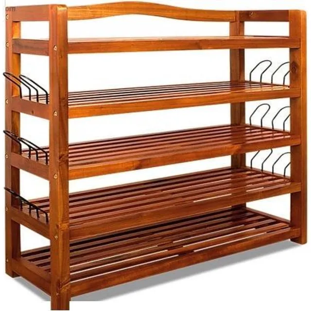 Casaria Schoenenrek 95x26x82cm – 200 kg laadvermogen – Donkerbruin