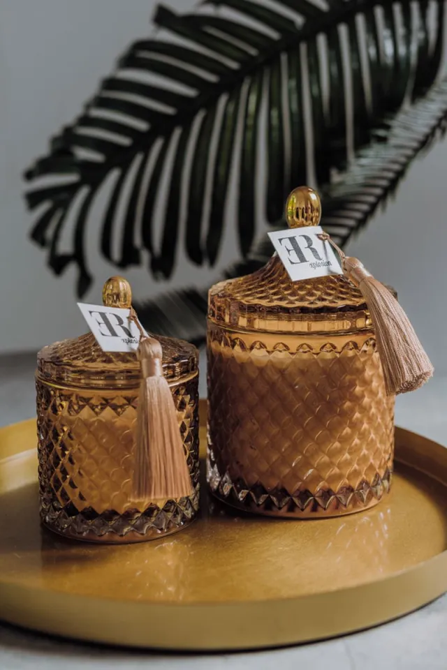 Sandra Mika Geurkaars XL Amber 470 ml - Inspired by Flower Explosion
