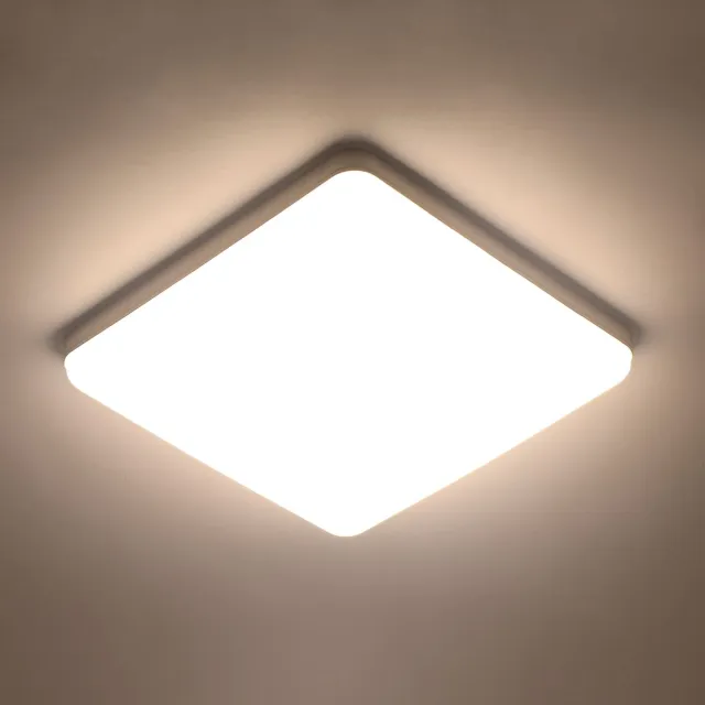 Haobosic Vierkante Moderne LED Plafondlamp-36W 4050LM-Natuurlijk Wit 4000K-23cm Zie foto's