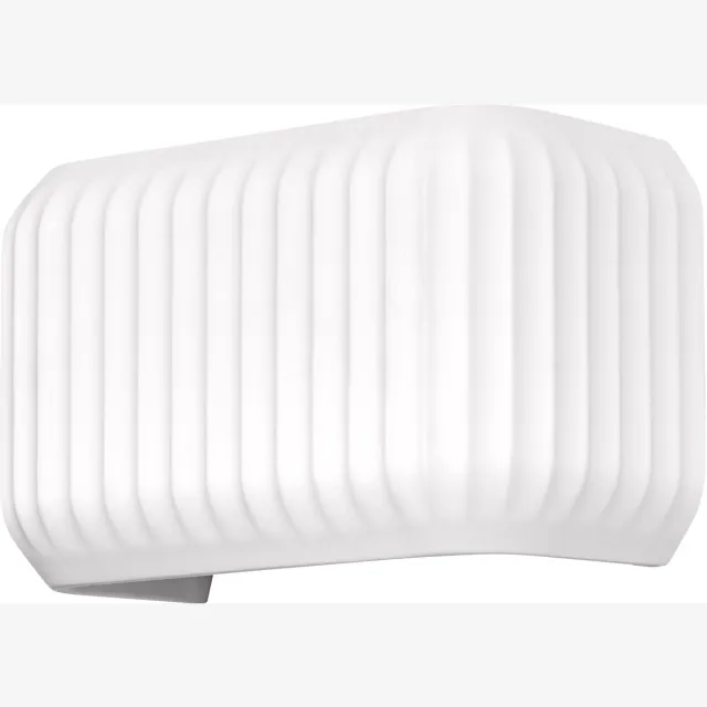 Osram Decor Plaster Routes Wall decoratieve wandlamp van gips, 250 mm, met E27 fitting, IP20, wit