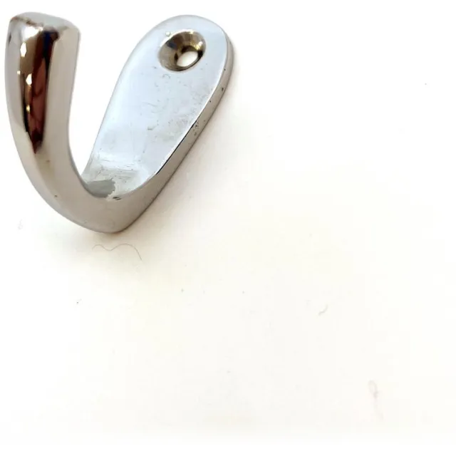 Avenue Decoration kanhaakje - handdoekhaak "Krammer" | 1-haaks | B 17 x H 38 mm | chroom