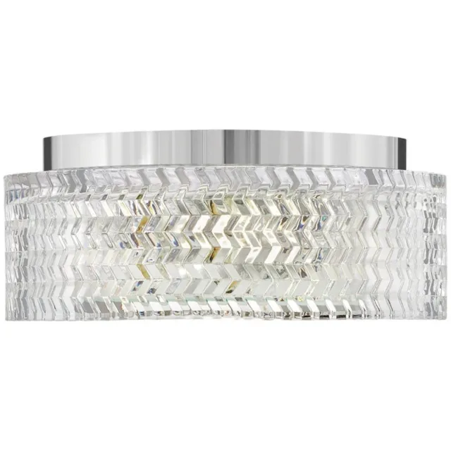 Hinkley LED Plafondlamp Elle | 2X E27 Max 60W | Chrome Zwart