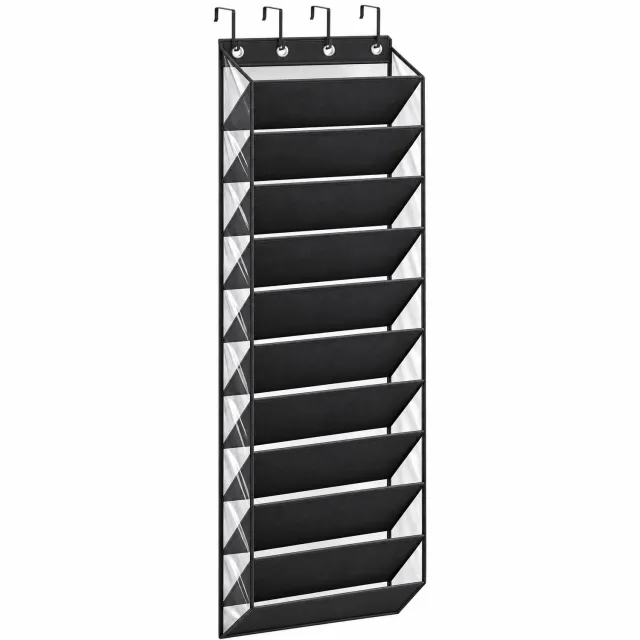 Tremeo Hangend Schoenenrek - Schoenenopbergers - 30 paar - Zwart