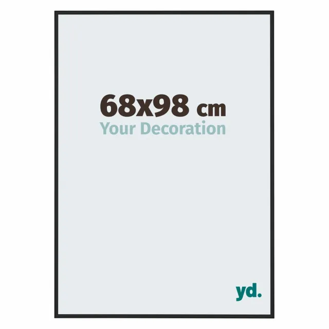 yd. Your Decoration - Fotolijst 68x98 cm - Aluminium - Zwart Hoogglans - Miami