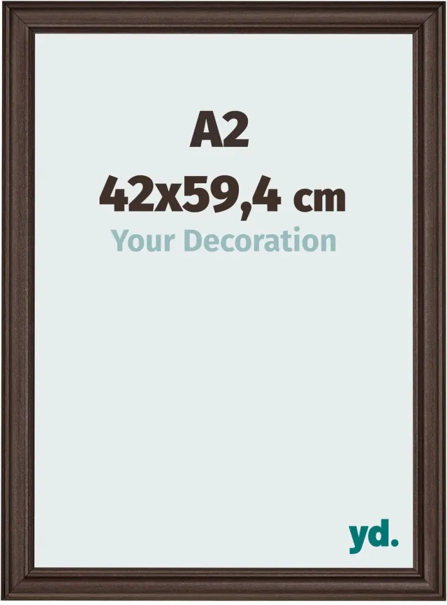 yd. Your Decoration - Fotolijst A2 42x59,4 cm - MDF - Eiken Donker - Lazio