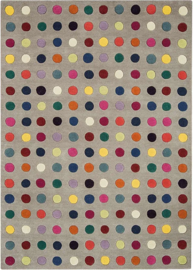 Eazy Living Easy Living - Funk-Spotty Vloerkleed - 170x240 - Rechthoek - Laagpolig Tapijt - Modern - Meerkleurig
