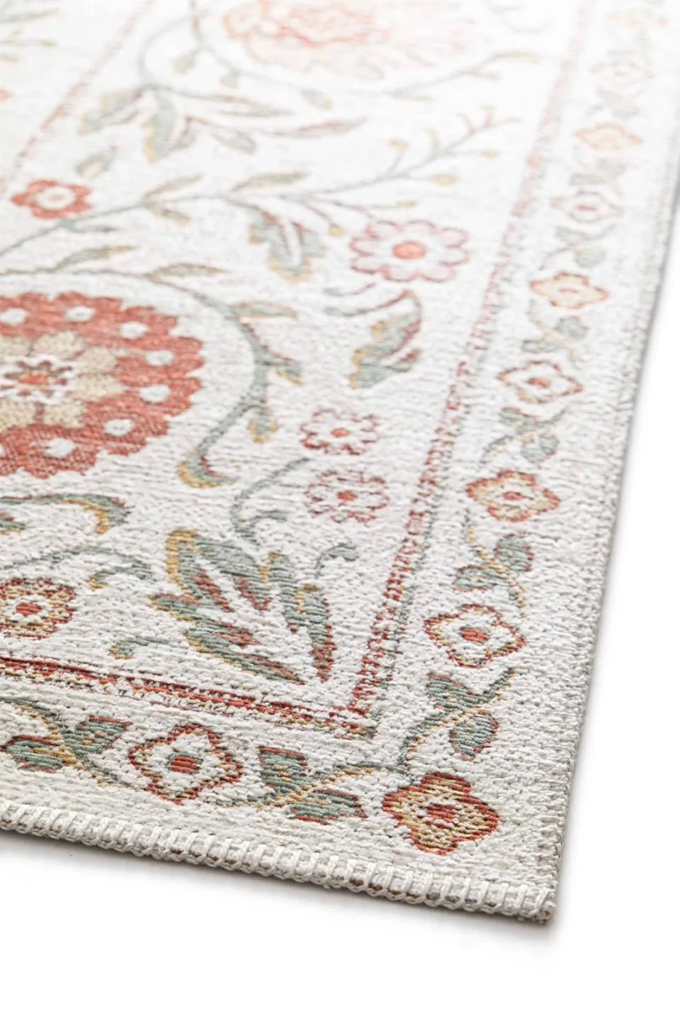 NOUS Living vloerkleed off white/rood, foto 5