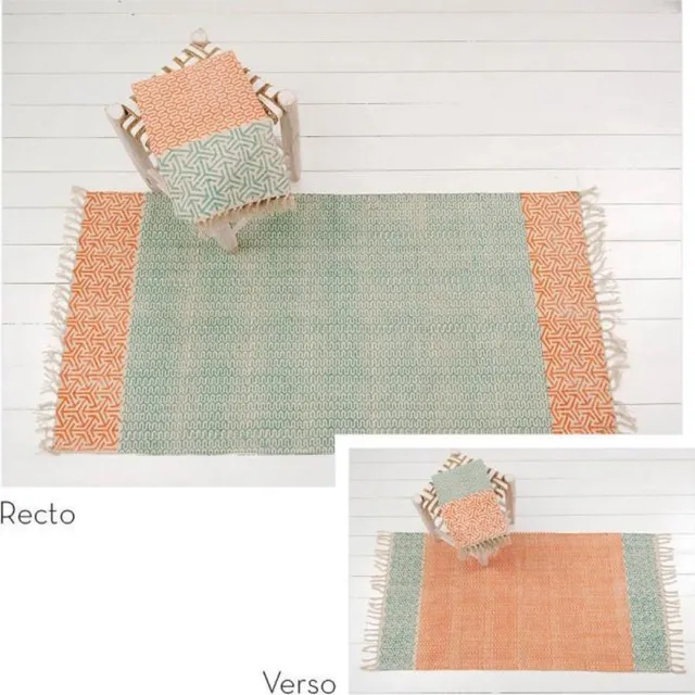 Windy Hill tweezijdig tapijt/mat 70x140cm Windy Hill "Olga" 100% katoen beige