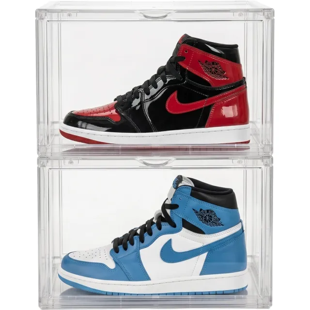 Consumerce Transparante Sneakerbox - 2 Stuks - Schoenen Opbergsysteem - Schoenenbox - Sneaker Box - Sneakers Boxes - Schoenenrek - Schoenenkast