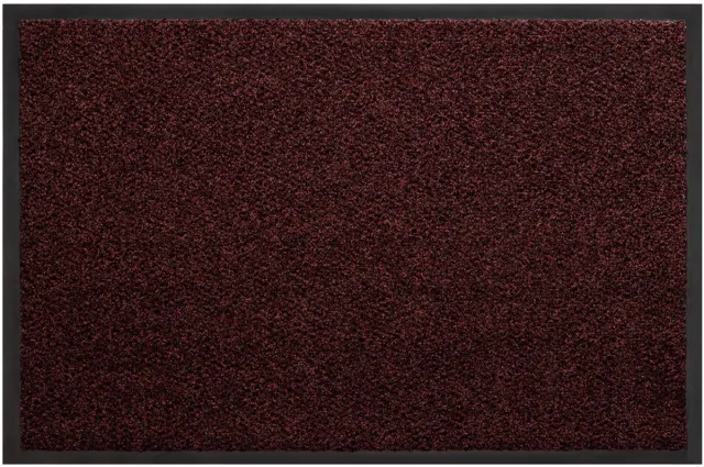 Hamat Schoonloopmat Ingresso - Deurmat Binnen - 60x90 cm - Bordeaux - Antislip - 100% Polyamide - Vochtabsorberend
